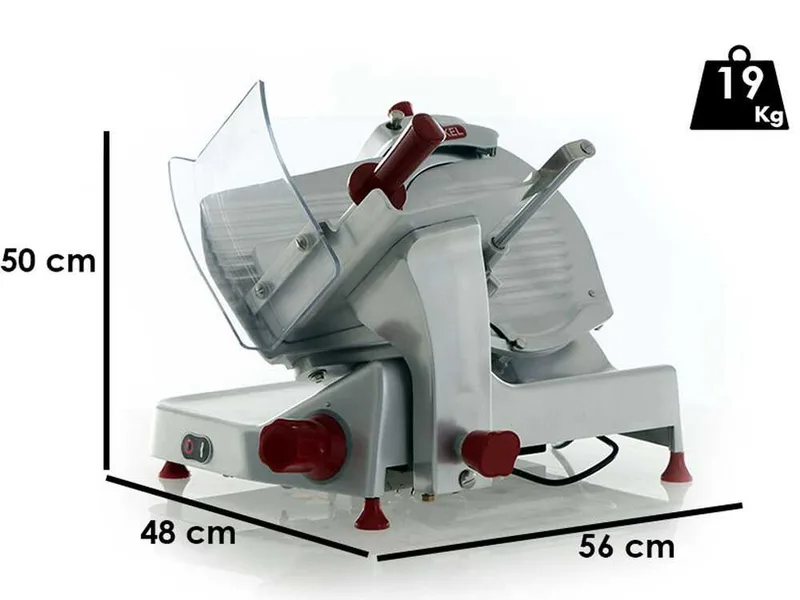 Trancheuse Berkel Pro Line XS25 Silver - Lame en acier chromé de 250 mm