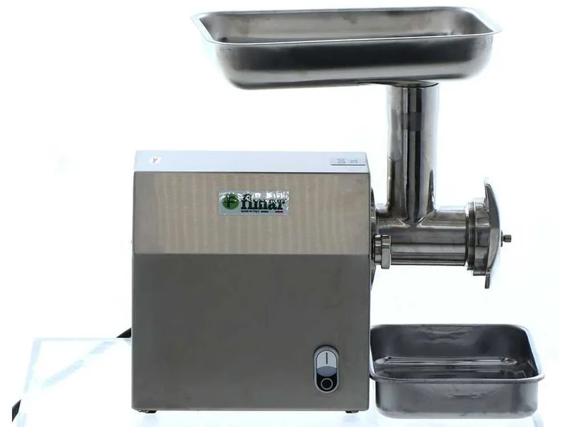 Fimar TC12C - Hachoir à viande électrique - 400 V - 1 CV - Groupe de hachage en aluminium - Sans inverseur de marche