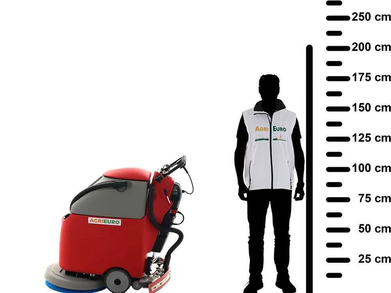 Autolaveuse à batterie sans-fils U.T. LP-500-B - 3 en 1 : lave, sèche et aspire