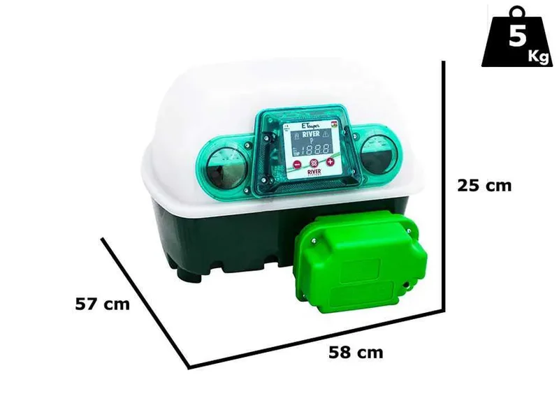 River Systems ET 12 SUPER - Couveuse pour œufs automatique - 12 œufs