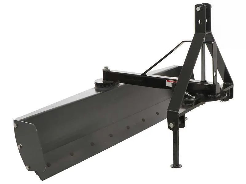 Lame niveleuse pour tracteur Blackstone B-GB 180 à rotation simple 360° et bras orientable