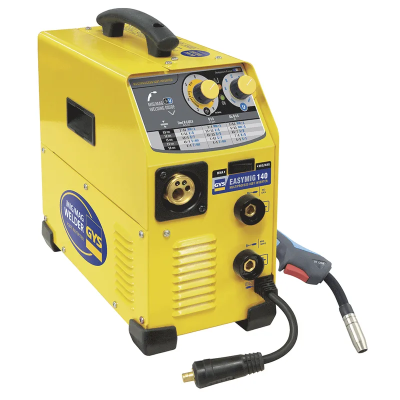 Gys Easymig 140 - Poste à souder Inverter (mig/mag : gaz, sans gaz et mma) - à courant continu (DC)