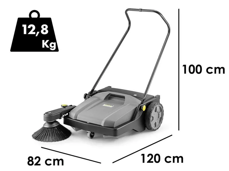 Karcher KM 70/15 C Classic - Balayeuse manuelle à poussée manuelle avec bac de ramassage