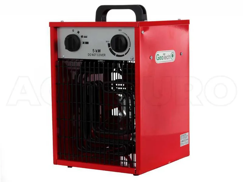 GeoTech EH 500 T - Générateur d'air chaud électrique avec ventilateur - triphasé