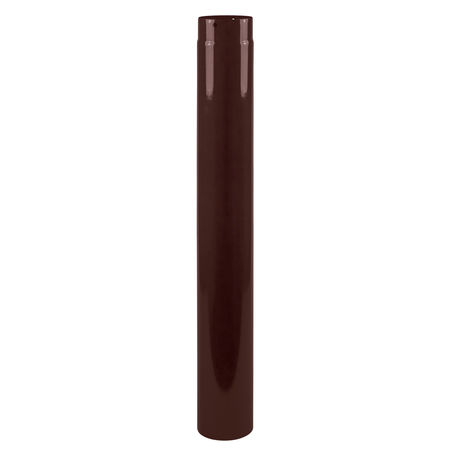 Tube de poêle / conduit de fumée émaillé 150mm - 1000mm marron