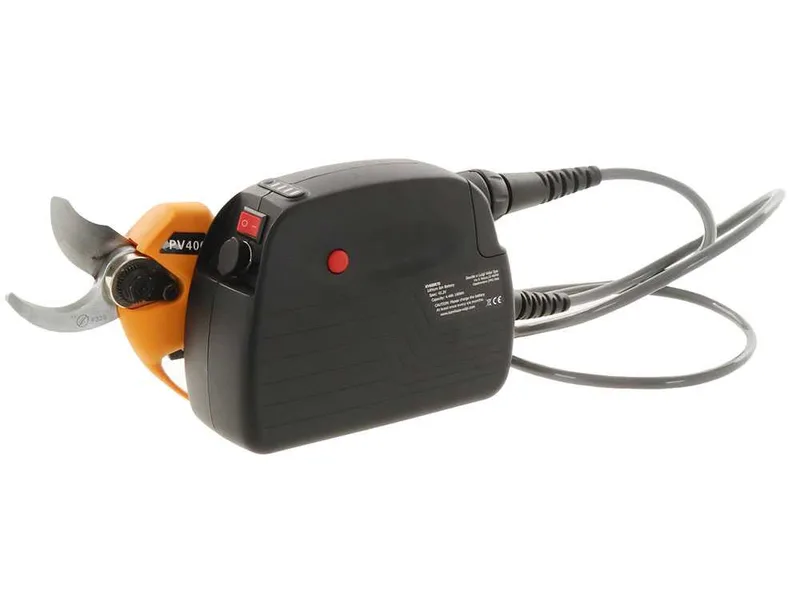 Sécateur electrique avec batterie Volpi PV400 - Batterie incluse - 43.2V 4.4Ah - Diamètre de coupe 35 mm
