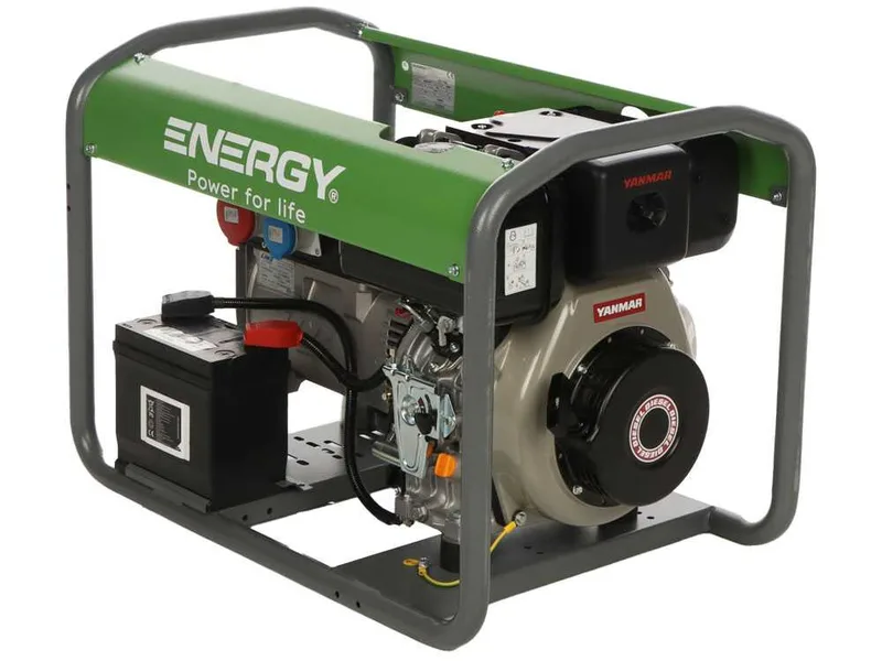 Energy EY-7TDE AVR - Groupe électrogène triphasé 5 kw - Moteur Yanmar