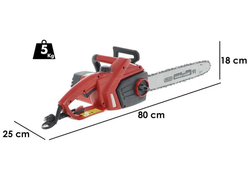 BlueBird GY 9303 - Tronçonneuse électrique de 2000W - Guide 40cm