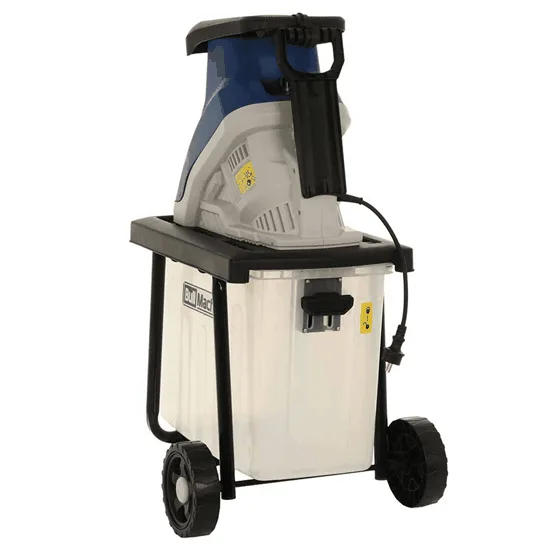 BullMach Tersic 40 L - Broyeur de branches électrique - Avec bac de ramassage