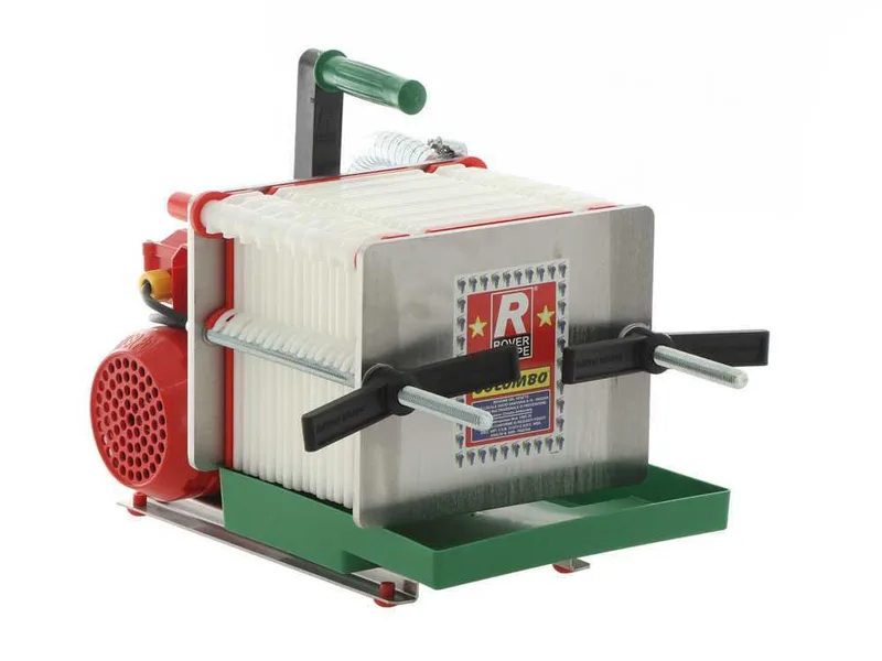 Rover Colombo 18 Oil Inox - Filtre pour filtration huile à plaques et à cartons - Pompe pour filtrer l'huile