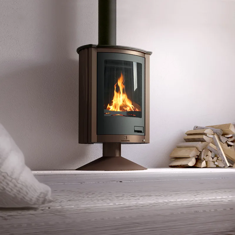 Poêle à air chaud Masterflamme Piccolo II Velvety Brown