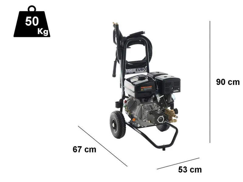 Nettoyeur haute pression thermique AgriEuro Top-Line EWD-K 15/310 - Moteur Loncin G390F