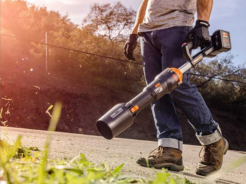 Worx NITRO WG585E - Souffleur à batterie - 2 batteries de 20V 4Ah