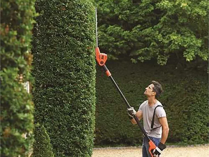 Black & Decker PH5551-QS - Taille-haie électrique sur perche de rallonge télescopique orientable - Lame de 51 cm