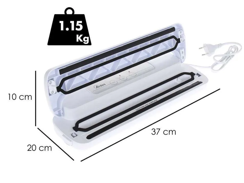 Ardes Ermetik Compact - Machine sous vide - Barre de soudure de 30 cm