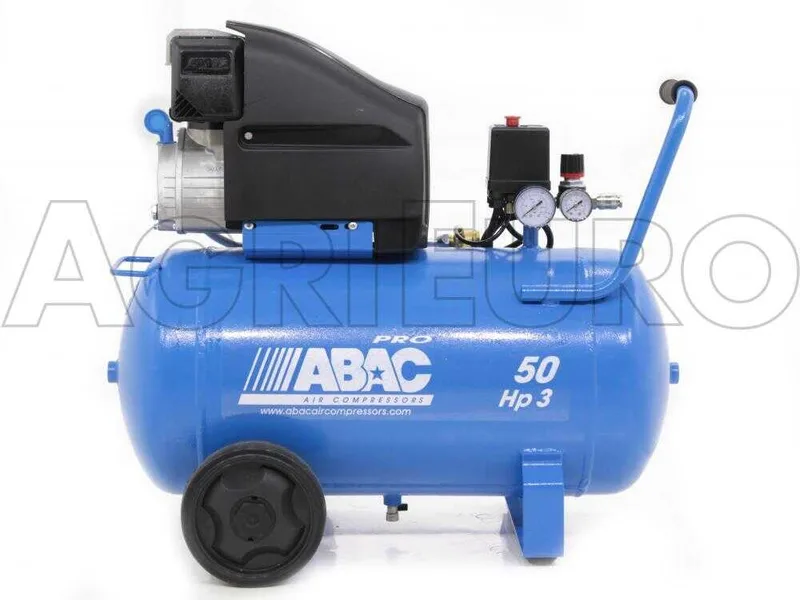 ABAC Montecarlo L30P - Compresseur d'air électrique monophasé - Moteur 3 CV - 50 L