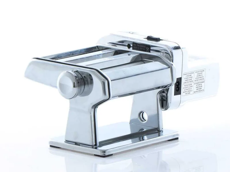 Marcato Ampiamotor - Laminoir - Machine à pâtes électrique/manuelle en INOX 100W