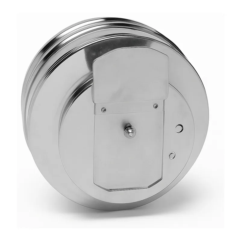 Schiedel ICS capuchon de fermeture Ø150 mm avec limiteur de tirage double paroi brillant