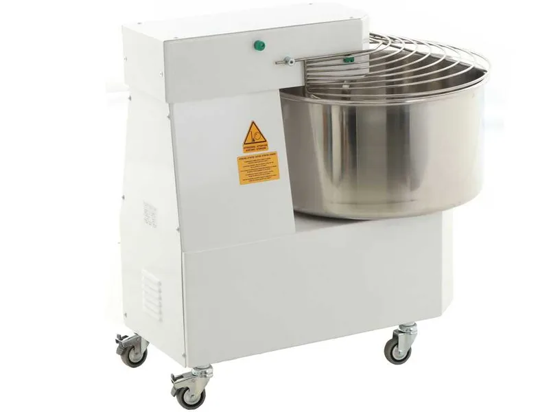 Pétrin à spirale à haut niveau d'hydratation triphasé SPIRALMAC SV44HH 2 vitesses - 44 Kg