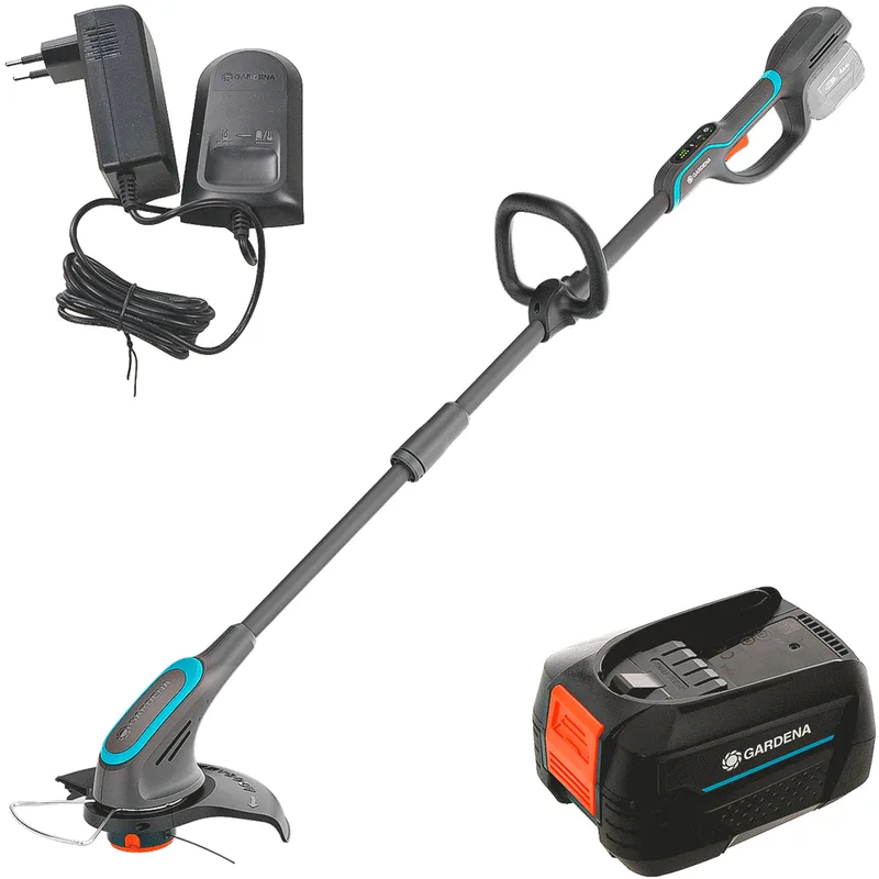 Gardena PowerTrim 30/18V P4A - Coupe-bordure à batterie - 18V 4Ah