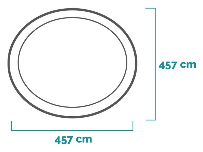Intex Easy Set 26168NP - Ø457x122 cm - Piscine gonflable
