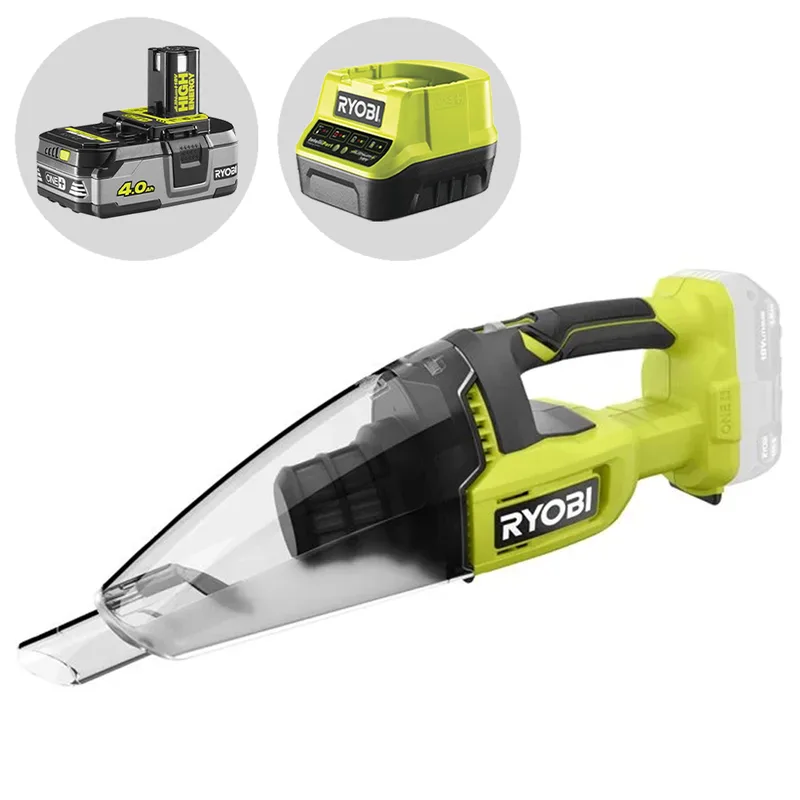 Ryobi RHV18-0 - Ramasse-miettes à batterie - 18V - 4 Ah