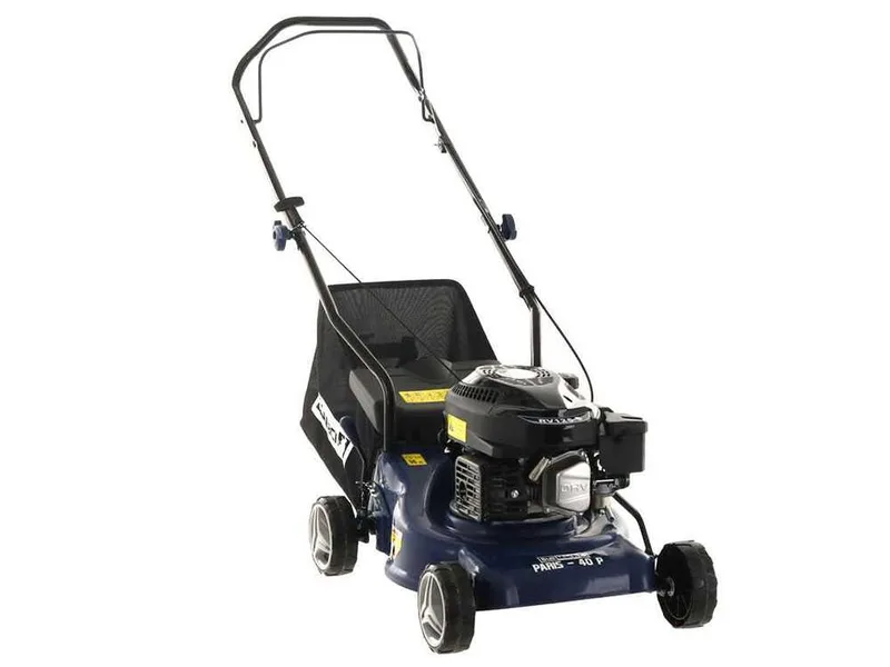 Tondeuse à gazon BullMach PARIS - 40 P à poussée manuelle - Moteur thermique 4HP - Coupe 40cm