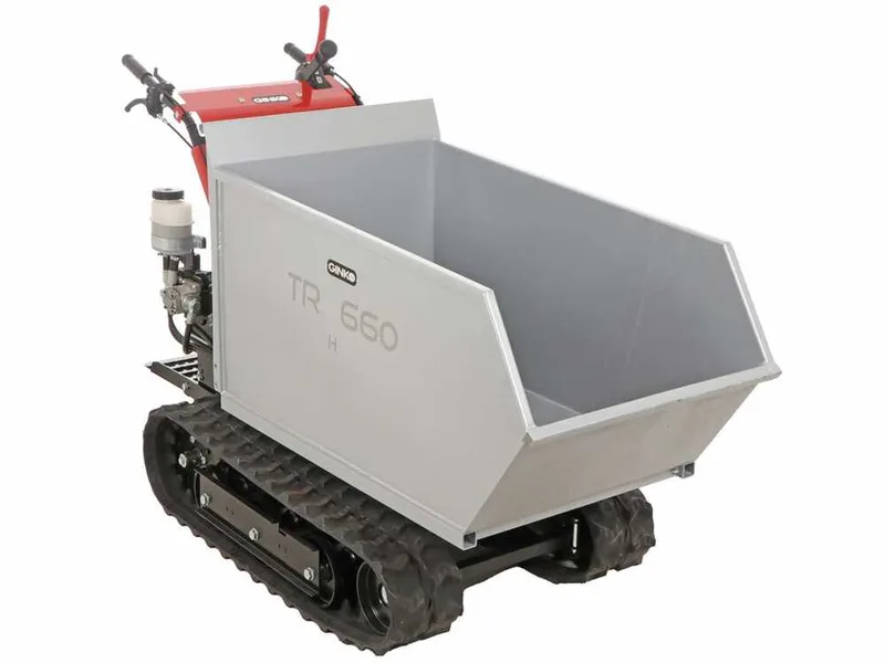 GINKO TR 660 - Brouette à moteur thermique sur chenille dumper - Moteur Honda GX 200