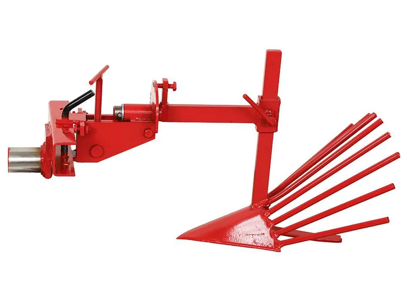 Arracheuse de pommes de terre AP-5 avec attache rapide réglable et barre porte-outils - Pour motoculteurs de 6 à 10 CV
