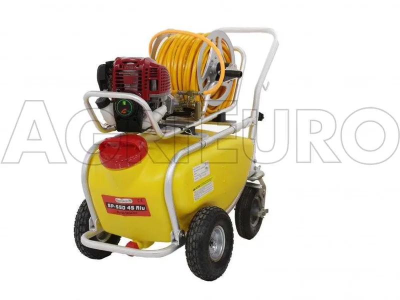 Pompe agricole thermique à chariot en aluminium GeoTech SP 550 4S ALU - 4 temps à essence