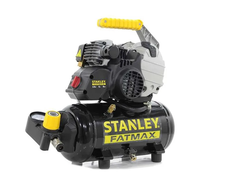 Stanley Fatmax HY 227/8/6E - Compresseur d'air électrique portatif monophasé - Moteur 2 CV - 6 L