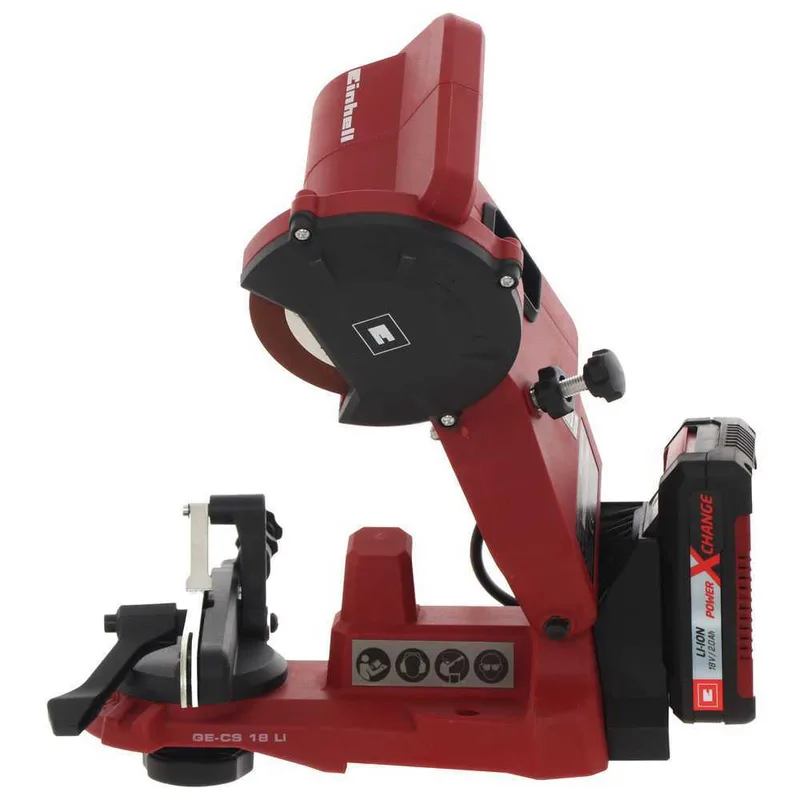 Affûteuse de chaînes de tronçonneuses Einhell ge-cs 18 Li - sans batterie
