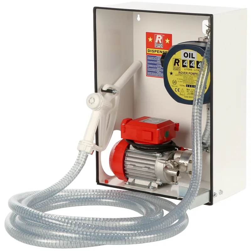 Rover Dispenser Novax OIL - Pompe électrique de transfert en alliage anticorrosion pour huile - 0,6 CV