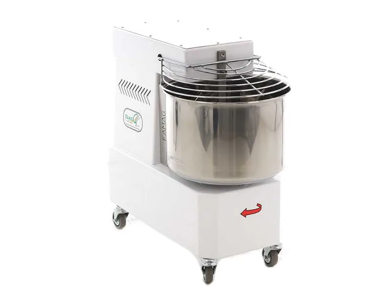 Pétrin à spirale Famag IM20 New à 10 vitesses - Moteur électrique monophasé - 18 KG