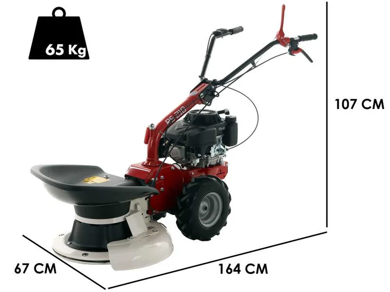 Eurosystems RS210 - Motofaucheuse rotative multifonction - Loncin 196 OHV