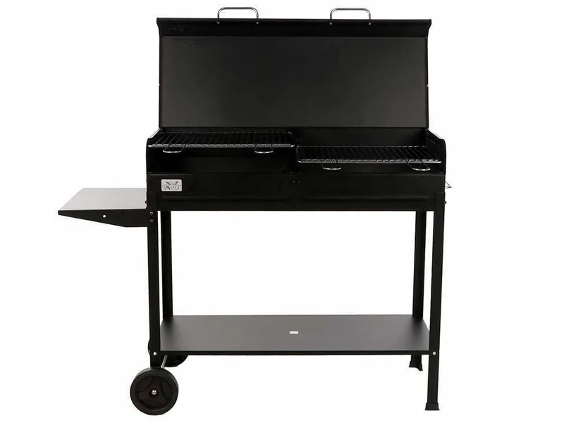 Mille Polifemo Big - Barbecue à charbon en fer artisanal - 2x 47,5x37 cm