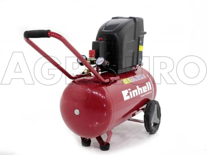 Einhell TE-AC 270/50/10 - Compresseur d'air électrique sur chariot - Moteur 2.5 CV - 50 L air comprimé