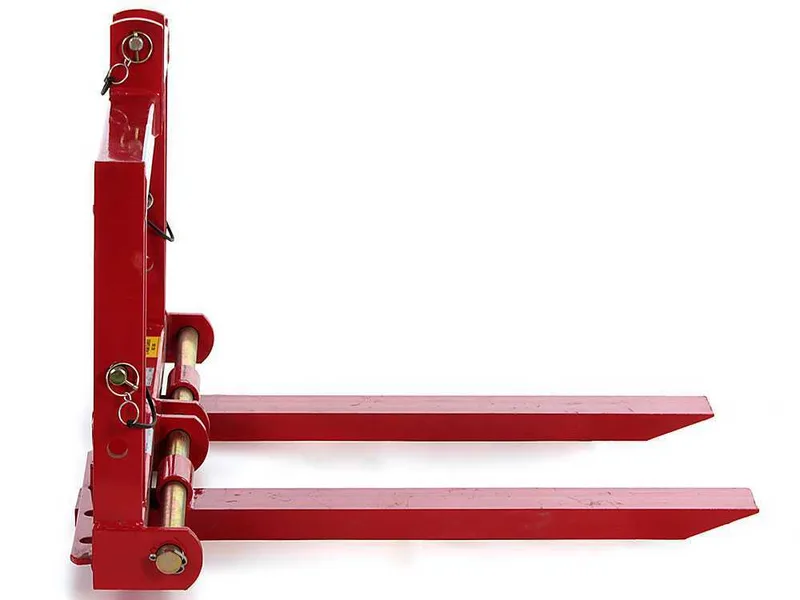 GeoTech D300 - Fourche à palettes pour tracteur - Portepalette postérieure - Capacité de charge 300 Kg