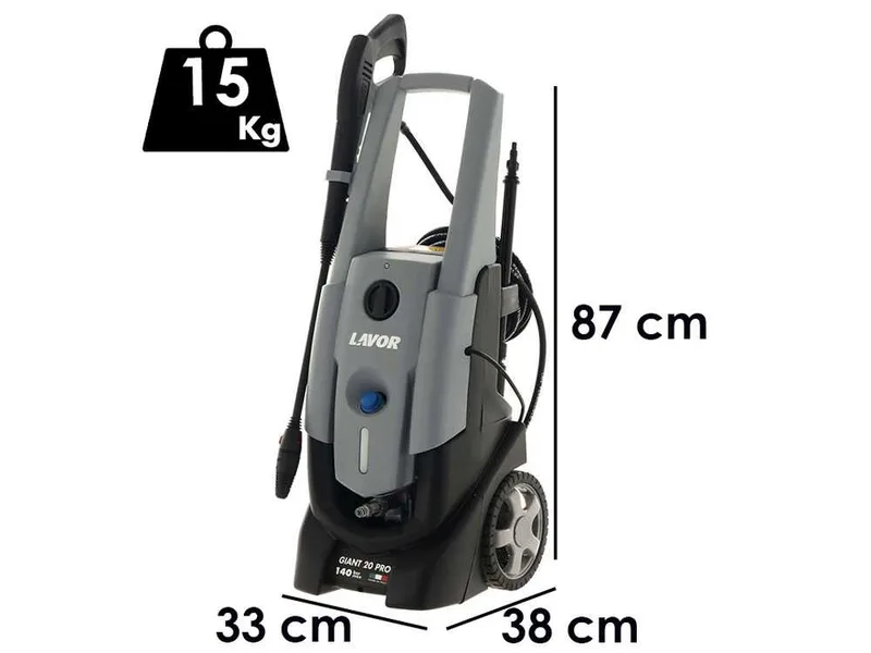 Nettoyeur haute pression lavor giant 20 PRO - Électrique 140 bars max