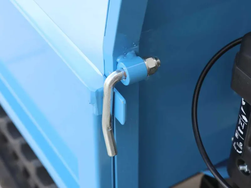 Caisson en acier inox avec ridelles extensibles pour motocompresseur Campagnola MC 658 Track à chenilles
