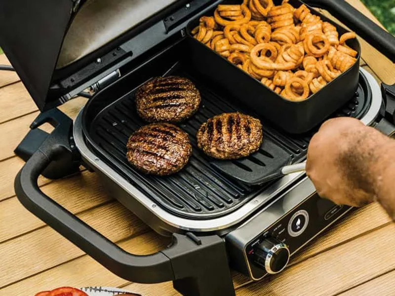 Panier à friture à air combiné pour Barbecue électrique Woodfire - Ninja