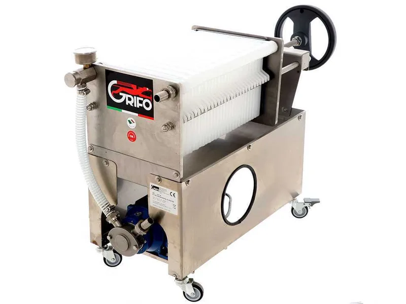 Grifo Professional FCP30-Olio - Filtre à plaques pour huile sur chariot - Pompe INOX