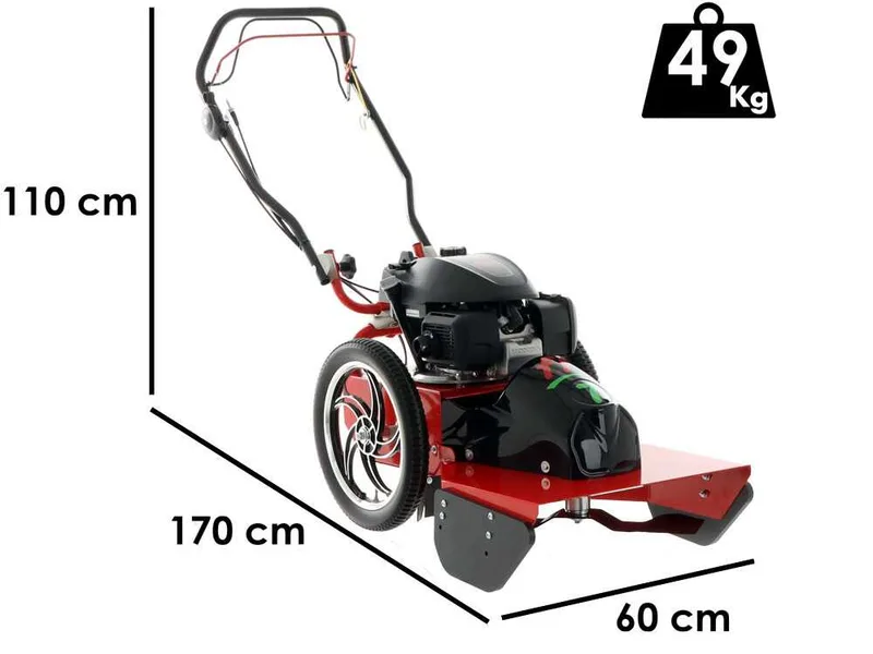 Blue Bird FLO SPEED 7HO - Tondeuse débroussailleuse thermique - Lame et Fil - Honda GCVx 170