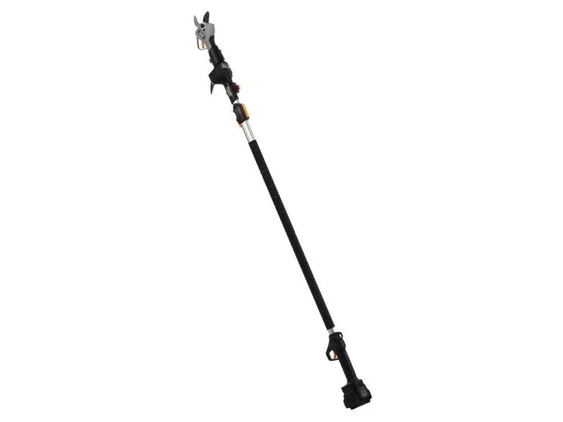 Volpi KV390 - Sécateur électrique de taille - 2x 21.6V 2.5Ah + Perche de rallonge - Diamètre de coupe 40 mm