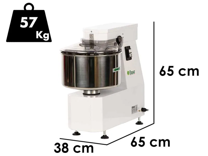 Fimar 20LN - Pétrin à spirale - 16 Kg