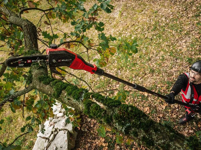 Einhell GP-LC 18/20 Li T BL - Élagueuse électrique à batterie sur perche télescopique - 18 V