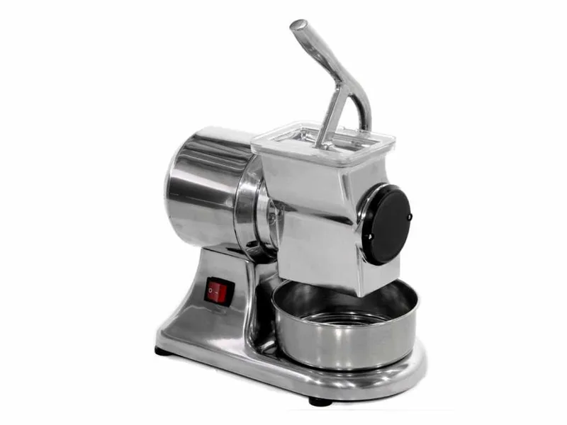 New O.M.R.A. OM-3000-AL - Râpe à fromage électrique de table - en aluminium moulé sous pression - 260W