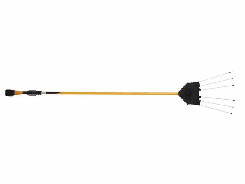 Oliviero Flex BCF Domestic Cordless - Peigne vibreur à batterie au lithium - Perche en aluminium fixe - 250 cm - 14,4 V 7,5 Ah