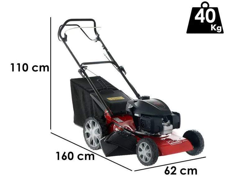 Marina Systems GALAXI GX 52 SH - Tondeuse à gazon thermique tractée - Moteur Honda GCVx 200 - Coupe 52 cm