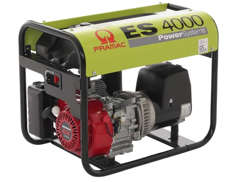Pramac ES4000 - Groupe électrogène 3,1 kW - Courant Continu 2,6 kW monophasé